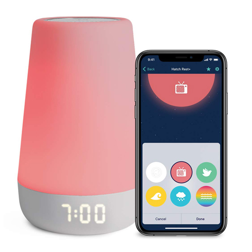 Умный ночник для детей. Hatch Baby Rest+